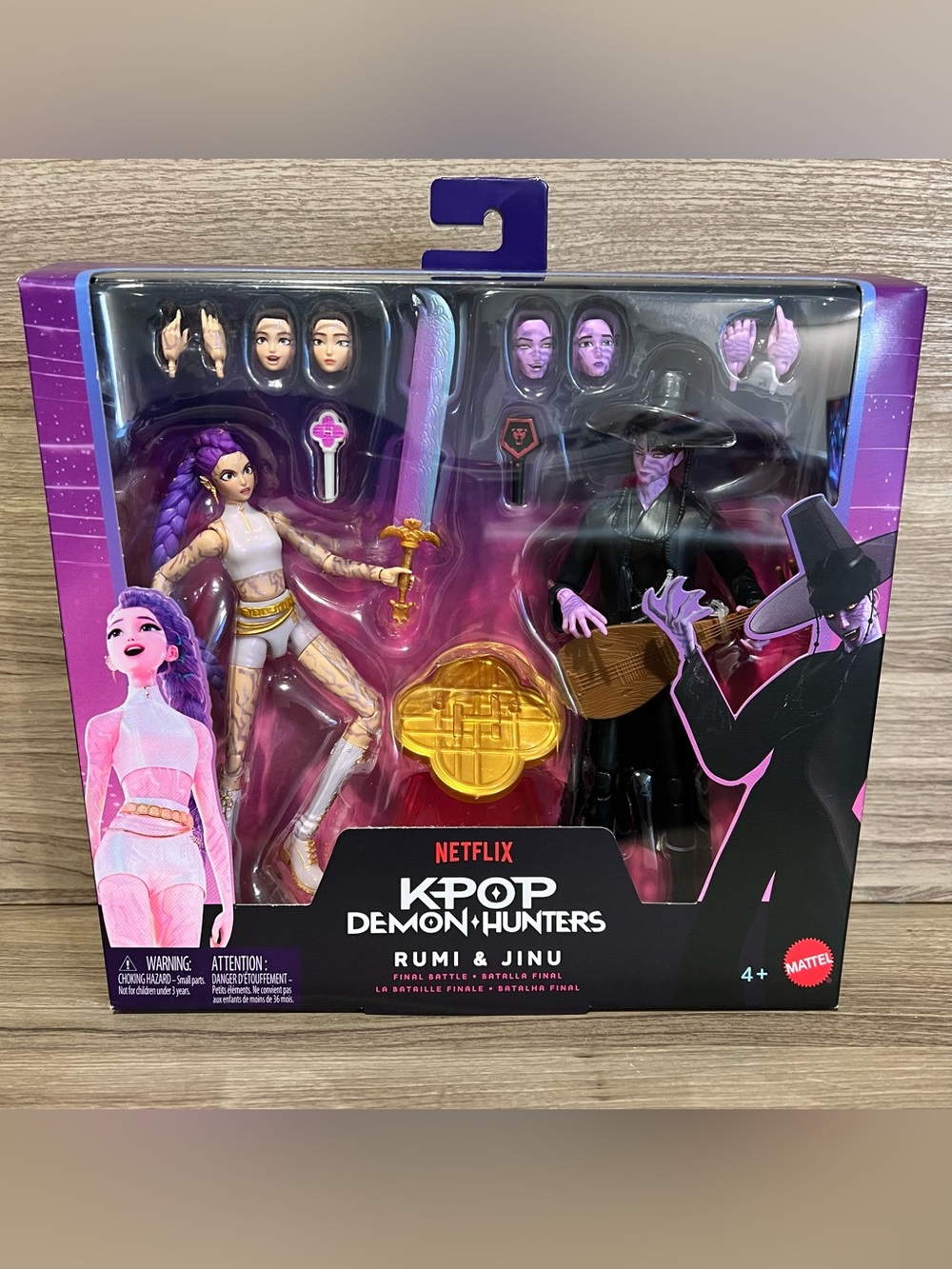 Kpop Demon Hunters 6" Rumi & Jinu Deluxe Action Figures Final Battle (Netflix)